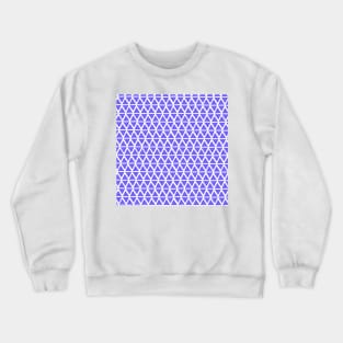 Indigo violet summer geometric Crewneck Sweatshirt